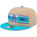 kapa-ravna-smeda-snapback-9fifty-draft-2024-charlotte-hornets-nba-new-era