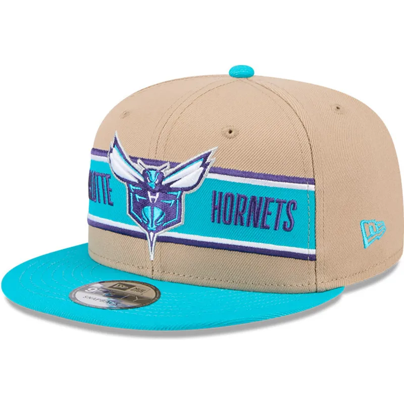 kapa-ravna-smeda-snapback-9fifty-draft-2024-charlotte-hornets-nba-new-era
