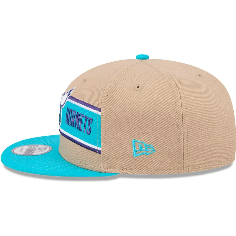 kapa-ravna-smeda-snapback-9fifty-draft-2024-charlotte-hornets-nba-new-era