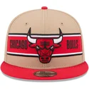 kapa-ravna-smeda-snapback-9fifty-draft-2024-chicago-bulls-nba-new-era