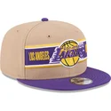 cap-ravna-brown-snapback-9fifty-draft-2024-los-angeles-lakers-nba-new-era