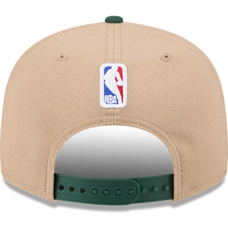 kapa-ravna-smeda-snapback-9fifty-draft-2024-milwaukee-bucks-nba-new-era