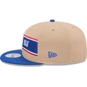 new-era-flat-brim-9fifty-draft-2024-nba-brown-and-blue-snapback-cap