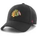 kapa-zaobljena-crna-podesiv-chicago-blackhawks-nhl-47-brand
