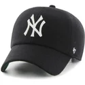 kapa-zaobljena-crna-podesiv-cinta-piel-new-york-yankees-mlb-47-brand