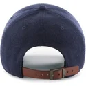 kapa-zaobljena-mornarsko-plava-podesiv-cinta-piel-new-york-yankees-mlb-47-brand