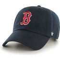 47-brand-curved-brim-boston-red-sox-mlb-clean-up-navy-blue-cap