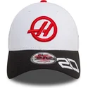 kapa-zaobljena-bijela-snapback-kevin-magnussen-9forty-haas-f1-team-formula-1-new-era