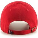 47-brand-curved-brim-boston-red-sox-mlb-clean-up-red-cap