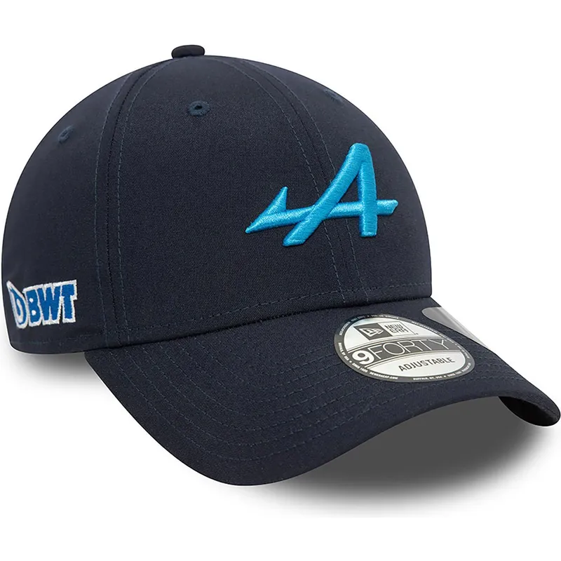kapa-zaobljena-mornarsko-plava-snapback-9forty-essential-repreve-alpine-f1-team-formula-1-new-era