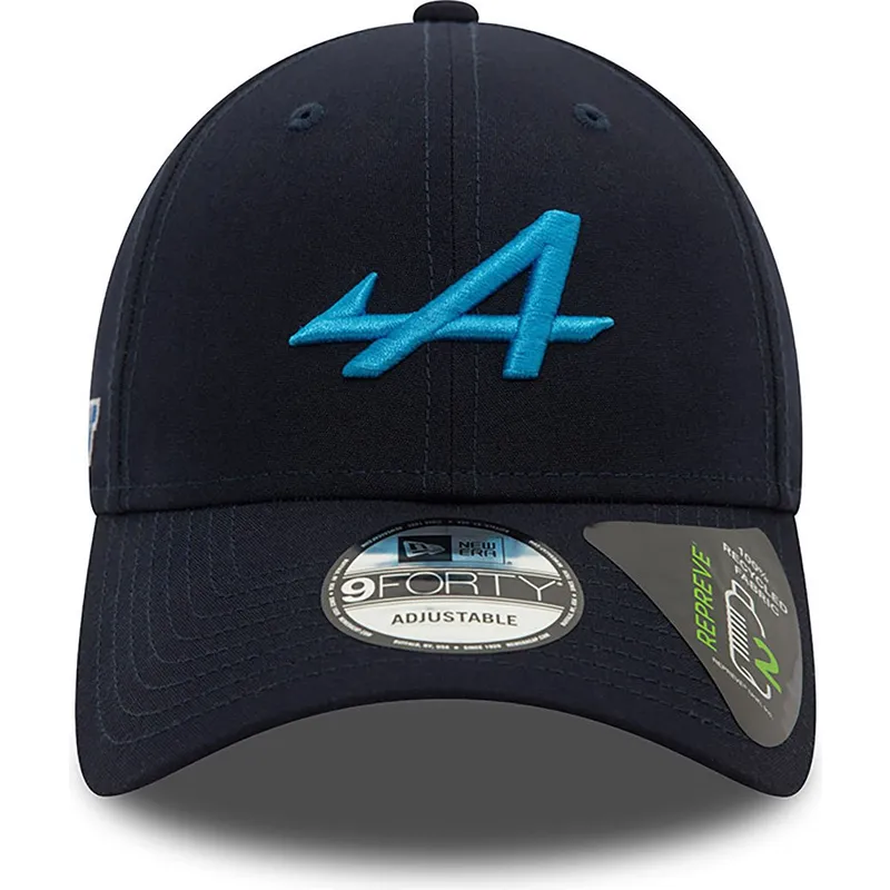 kapa-zaobljena-mornarsko-plava-snapback-9forty-essential-repreve-alpine-f1-team-formula-1-new-era