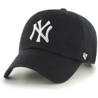 Kape zaobljena crna podesiva traka New York Yankees MLB 47 Brand