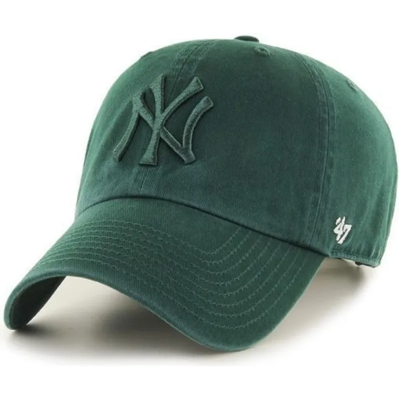 kapa-zaobljena-zelena-podesiv-new-york-yankees-mlb-47-brand