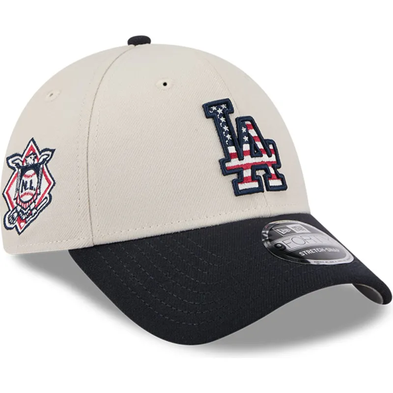 kapa-zaobljena-bez-snapback-9forty-stretch-snap-4th-of-july-los-angeles-dodgers-mlb-new-era