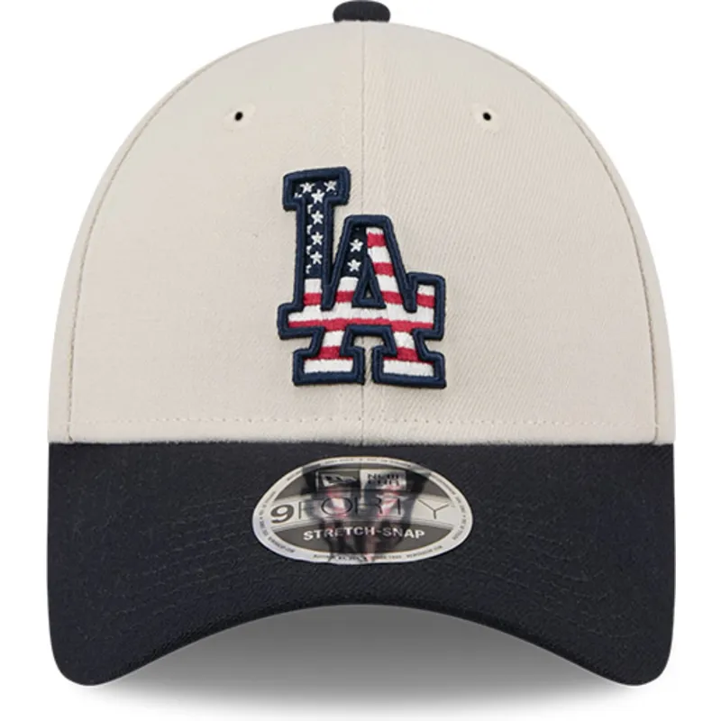 kapa-zaobljena-bez-snapback-9forty-stretch-snap-4th-of-july-los-angeles-dodgers-mlb-new-era