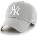 kapa-zaobljena-siva-podesiv-new-york-yankees-mlb-47-brand