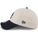 new-era-curved-brim-9forty-stretch-snap-4th-of-july-new-york-yankees-mlb-beige-and-navy-blue-snapback-cap