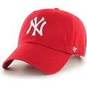 kapa-zaobljena-crvena-podesiv-new-york-yankees-mlb-47-brand