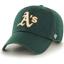 47-brand-curved-brim-oakland-athletics-mlb-clean-up-green-cap