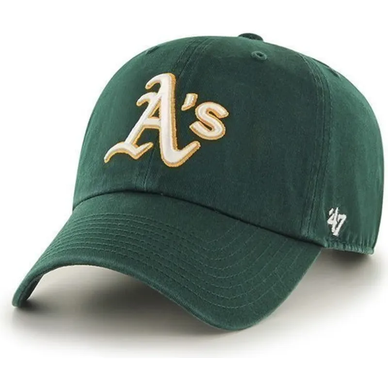 kapa-zaobljena-zelena-podesiv-oakland-athletics-mlb-47-brand