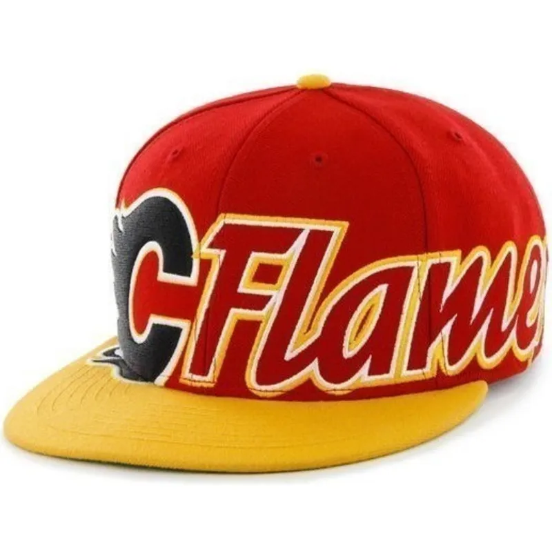kapa-ravna-crvena-snapback-letras-calgary-flames-nhl-47-brand