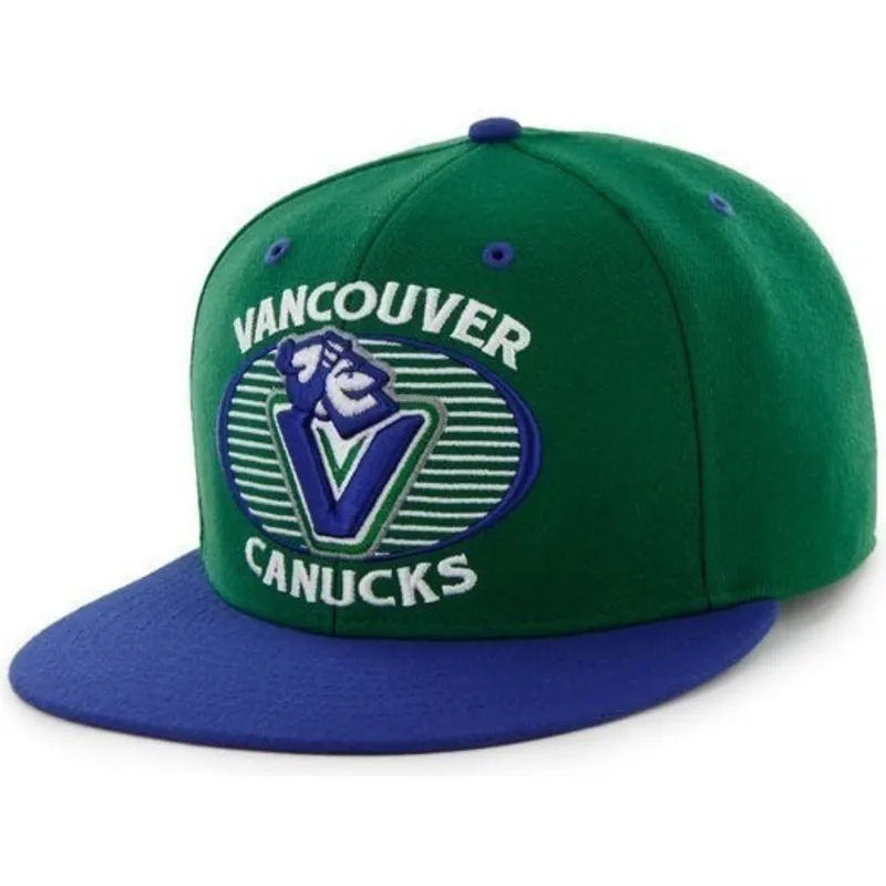 kapa-ravna-zelena-snapback-vancouver-canucks-nhl-47-brand