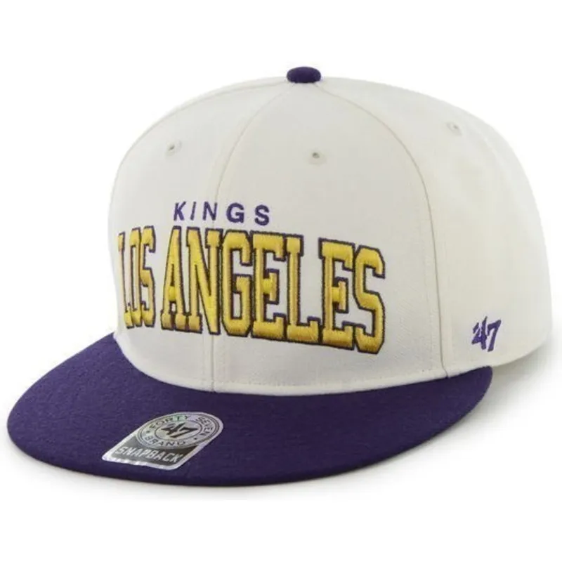 cap-ravna-white-snapback-los-angeles-kings-nhl-47-brand cap-ravna-white-snapback-los-angeles-kings-nhl-47-brand