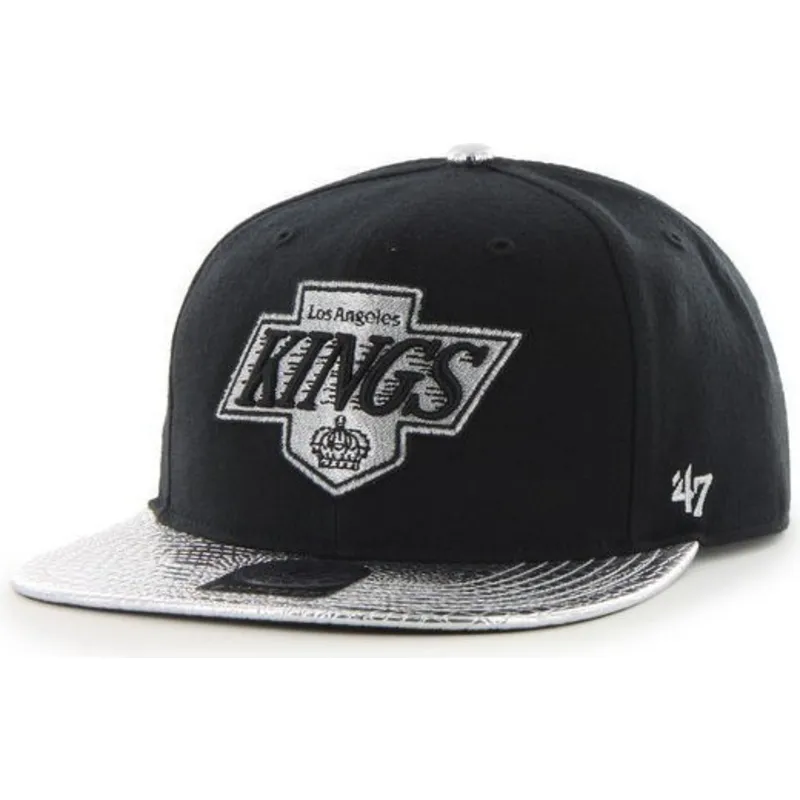 kapa-ravna-crna-snapback-los-angeles-kings-nhl-47-brand