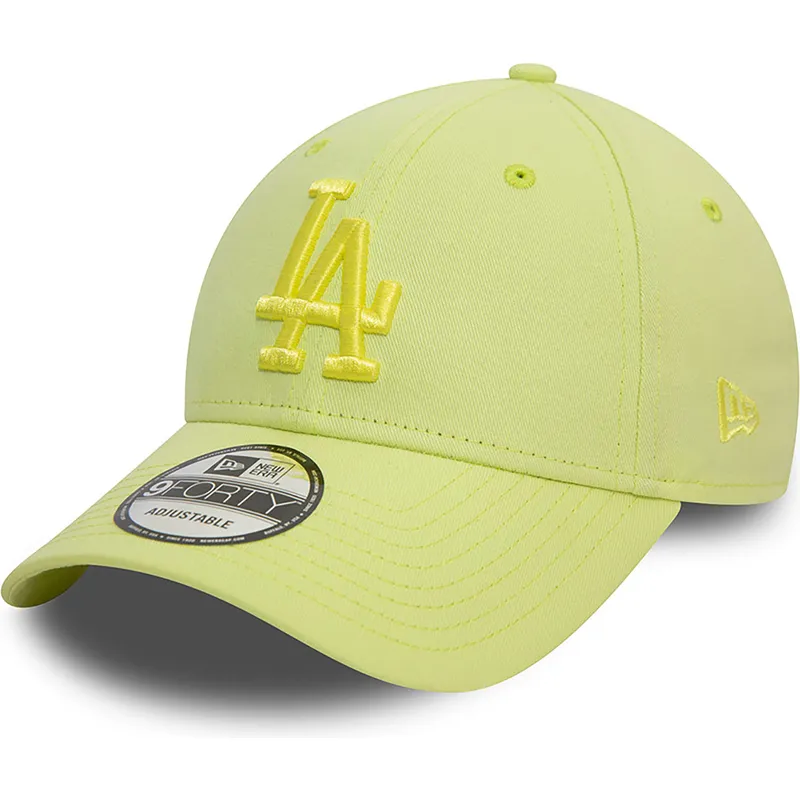 kapa-zaobljena-zelena-podesiv-9forty-league-essential-los-angeles-dodgers-mlb-new-era