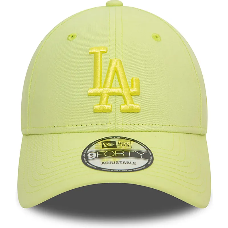 kapa-zaobljena-zelena-podesiv-9forty-league-essential-los-angeles-dodgers-mlb-new-era