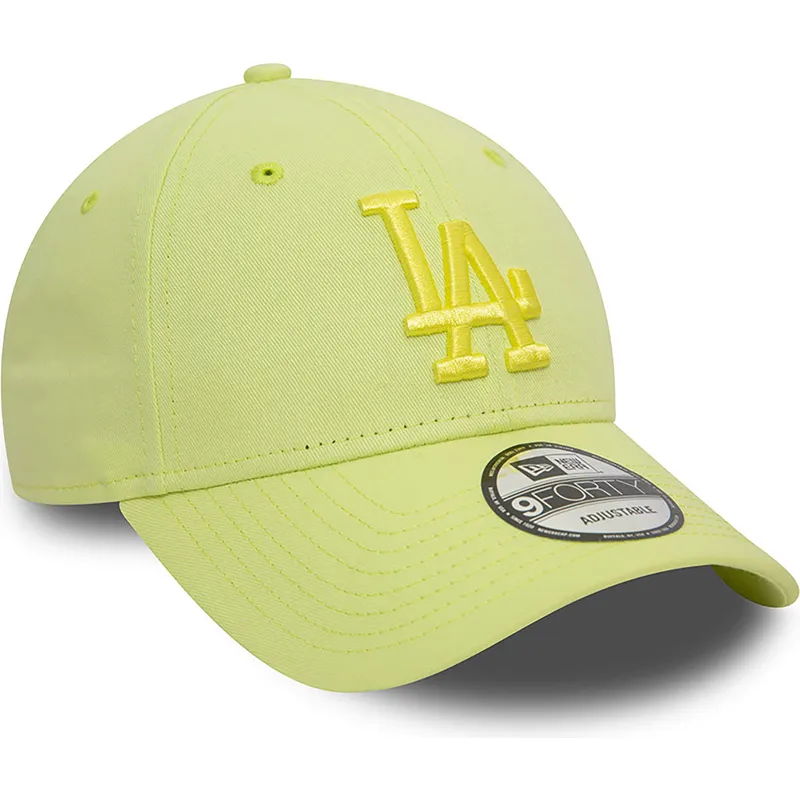 kapa-zaobljena-zelena-podesiv-9forty-league-essential-los-angeles-dodgers-mlb-new-era