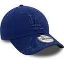 kapa-zaobljena-plava-podesiv-9forty-flame-los-angeles-dodgers-mlb-new-era