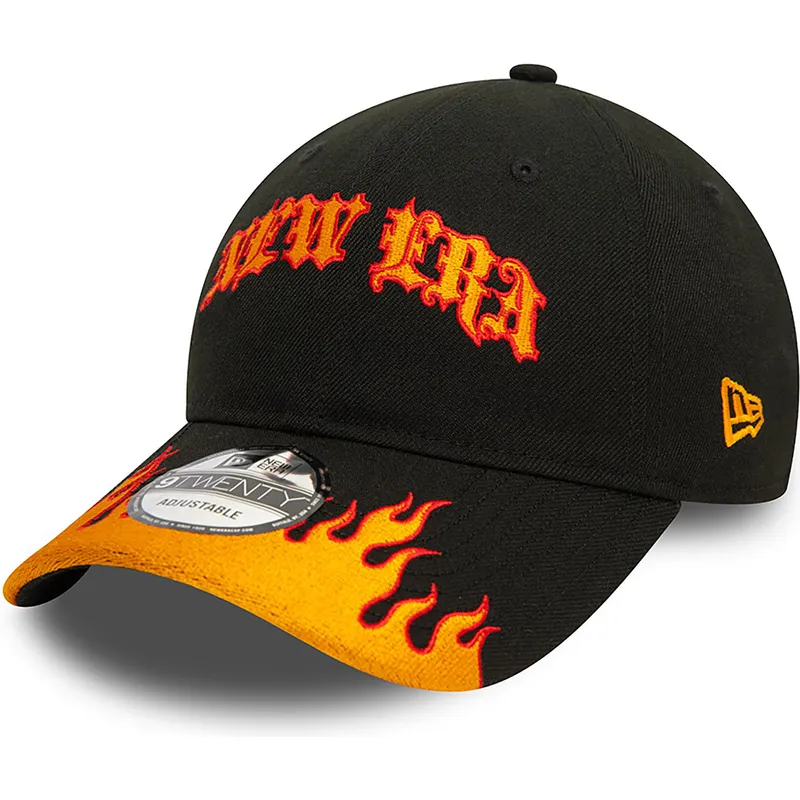 kapa-zaobljena-crna-podesiv-9twenty-race-flame-new-era