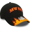 kapa-zaobljena-crna-podesiv-9twenty-race-flame-new-era