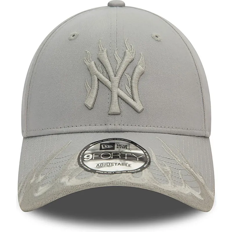 kapa-zaobljena-siva-podesiv-9forty-flame-new-york-yankees-mlb-new-era