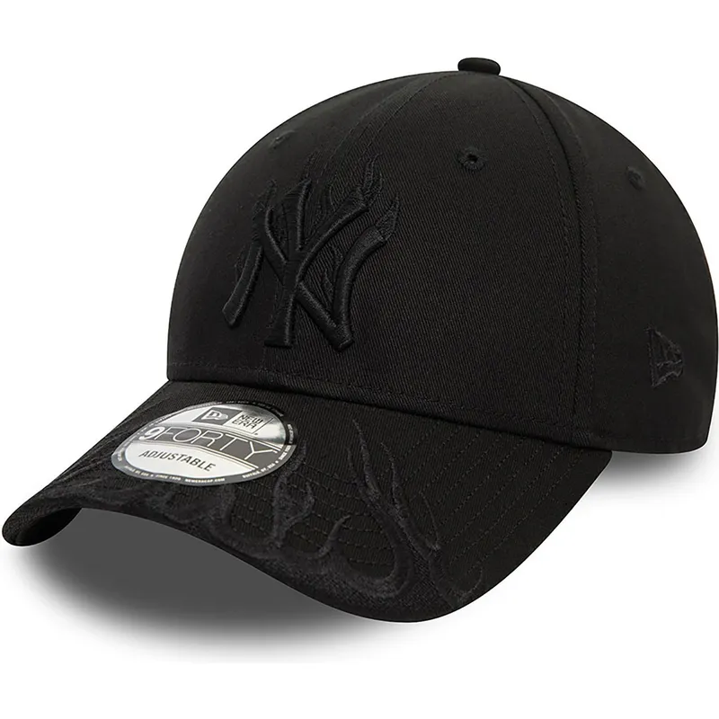 kapa-zaobljena-crna-podesiv-9forty-flame-new-york-yankees-mlb-new-era