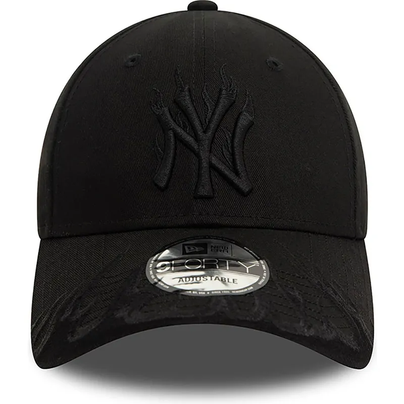 kapa-zaobljena-crna-podesiv-9forty-flame-new-york-yankees-mlb-new-era