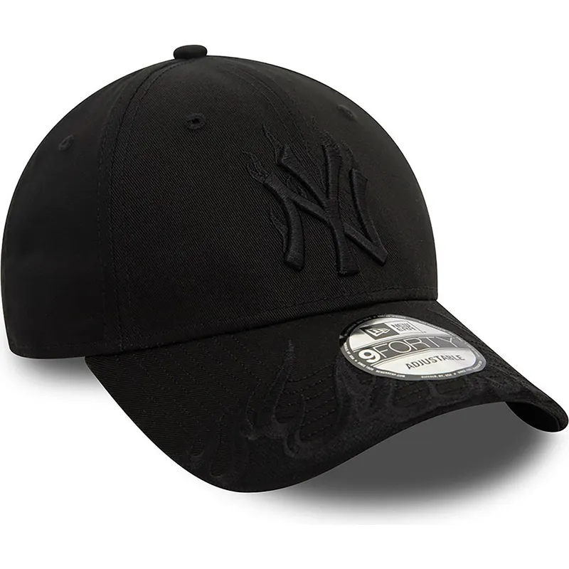 kapa-zaobljena-crna-podesiv-9forty-flame-new-york-yankees-mlb-new-era