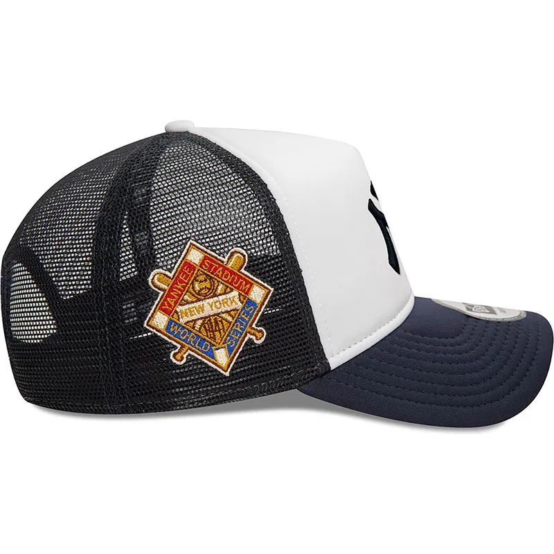 kapa-zaobljena-mornarsko-plava-snapback-a-frame-frame-world-series-new-york-yankees-mlb-new-era