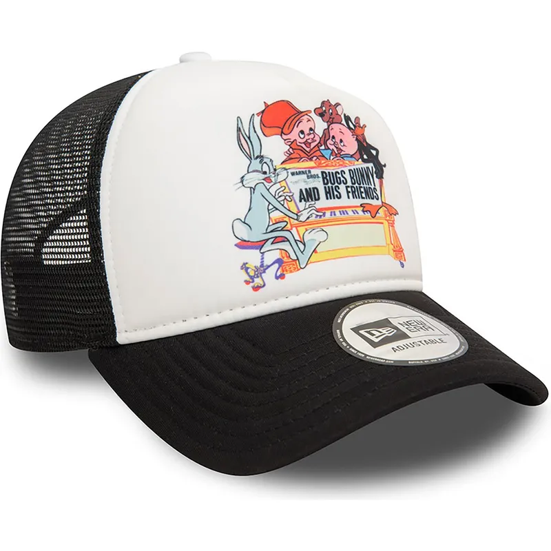 kapa-zaobljena-crna-snapback-bugs-bunny-and-his-friends-a-frame-looney-tunes-new-era