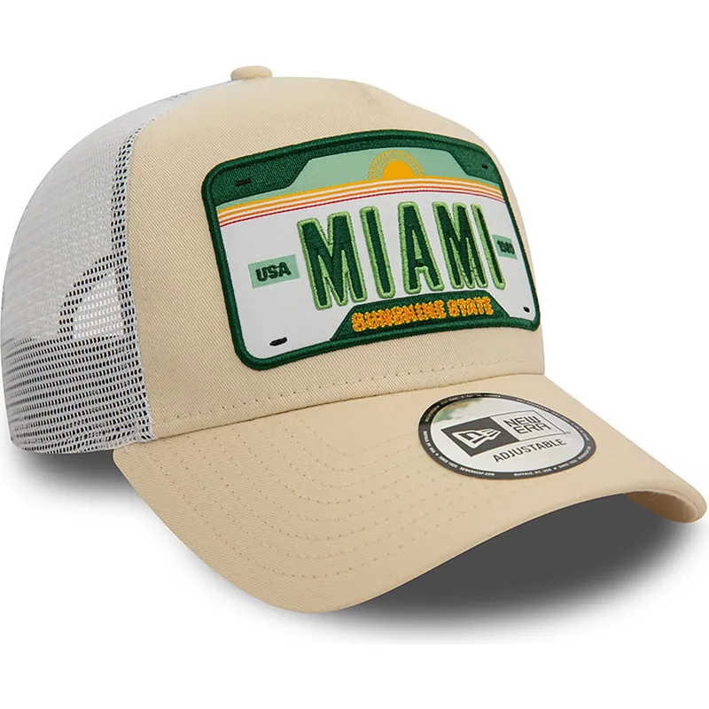 kapa-zaobljena-bez-snapback-a-frame-license-plate-miami-ciudades-y-playas-new-era