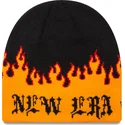 kapa-crna-skull-knit-flame-new-era