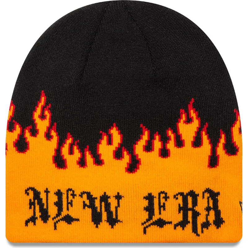 kapa-crna-skull-knit-flame-new-era kapa-crna-skull-knit-flame-new-era