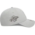 kapa-zaobljena-siva-podesiv-9forty-flower-icon-los-angeles-dodgers-mlb-new-era