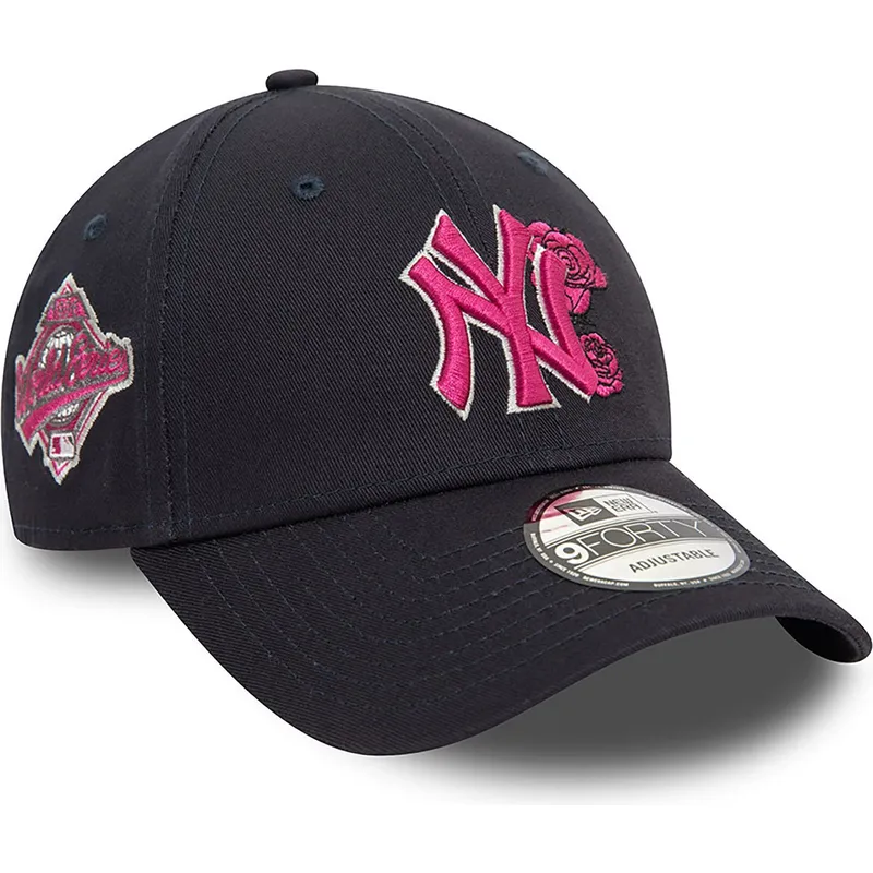 kapa-zaobljena-mornarsko-plava-podesiv-rosa-9forty-flower-icon-new-york-yankees-mlb-new-era