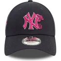 kapa-zaobljena-mornarsko-plava-podesiv-rosa-9forty-flower-icon-new-york-yankees-mlb-new-era