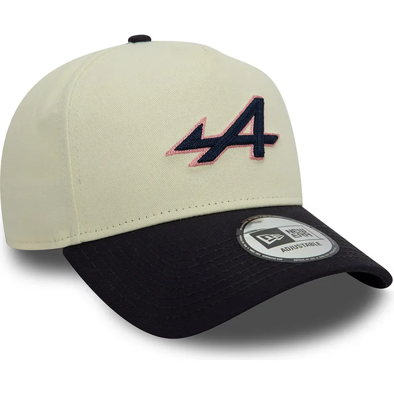 kapa-zaobljena-plava-snapback-e-frame-chain-stitch-alpine-f1-team-formula-1-new-era