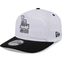 kapa-zaobljena-bijela-snapback-golfer-chrome-los-angeles-dodgers-mlb-new-era