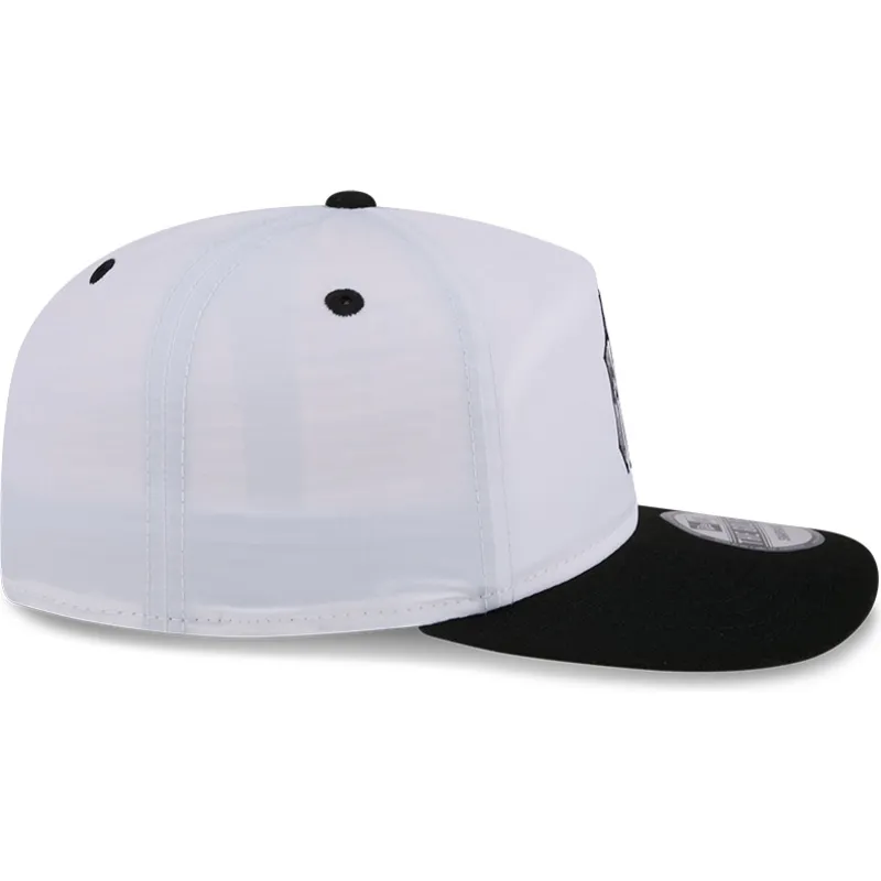 kapa-zaobljena-bijela-snapback-golfer-chrome-new-york-yankees-mlb-new-era