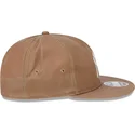 new-era-flat-brim-9fifty-waxed-canvas-new-york-yankees-mlb-brown-adjustable-cap